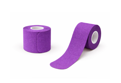 Kinesiologie-Tape, vorgeschnitten 5 cm x 5 m, lila, - 1 Stück