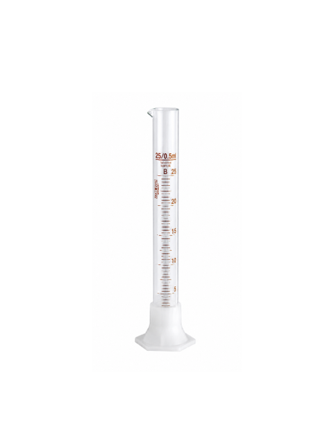 Glasmesszylinder, 25 ml - Ø22x165 mm, 1x