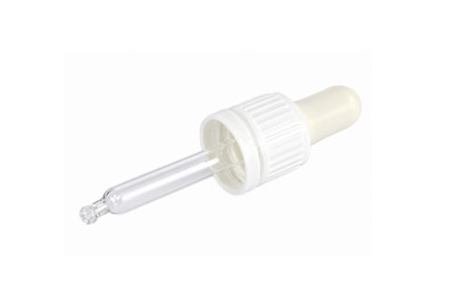 Garantieverschluss mit Glas-Pipette Gew.18mm - 10ml  20x