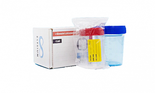 Fäkalienbehälter, steril, versandfähig - 60 ml, 1x
