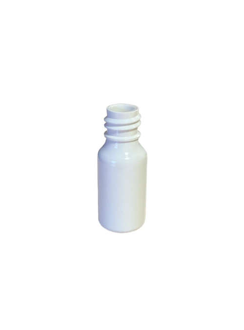 PET-Flasche, weiß AL - 15 ml, Ø18 Mund, 100x