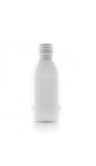 PET-Flasche-A, weiß+Deckel - 50 ml, 100x