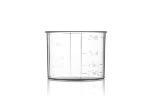 Dosierbecher - SD- 2,5-25 ml, 100 Stück