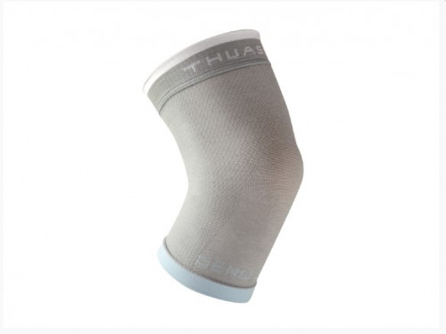 GenuSoft flexible Knieorthese, grau, 46–49 cm, 15–20 mmHg, Größe 5 – 1 Stück
