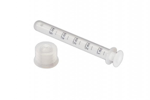 Medikamenten-Dosierspritze 1-5 ml, für Flaschen mit Ø28-Mundgröße, steril - 1x