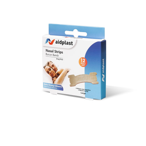Aidplast Nasenpflaster – Große Größe (67 x 18 mm), extra stark, 12 x