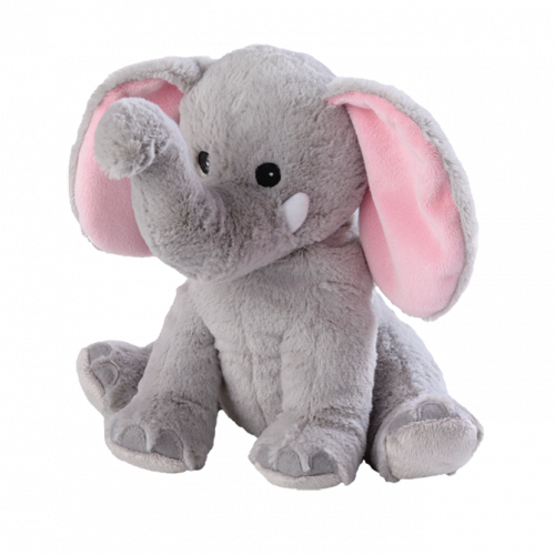 Warmies warmes Plüschtier: Elefant, grau/rosa - 29 cm, Lavendelduft, 1x