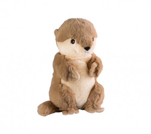 Warmies warmes Plüschtier: Otter, braun - 38 cm, Lavendelduft, 1x